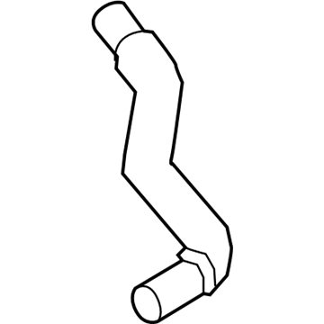 Ford JL3Z-8260-B Upper Hose JL3Z-8260-B Ford Upper Hose Illustration 1 of 1