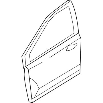 Lincoln BT4Z-7820124-A Door Assembly - Front
