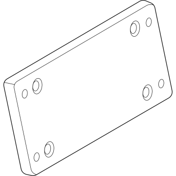 Lincoln R2TZ-17A396-AA License Bracket