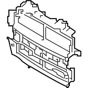 Ford JB5Z-8B455-A Bracket - Radiator Grille