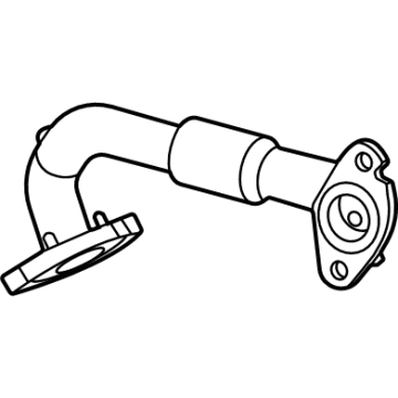 Ford PJ6Z-9D477-A Tube - EGR Valve To Exhaust Manifold PJ6Z-9D477-A Ford Tube - EGR Valve To Exhaust Manifold Illustration 1 of 1