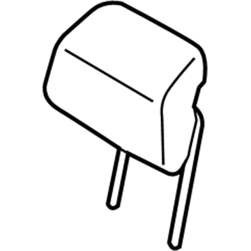 Lincoln DU5Z-54611A08-B Head Rest Assembly