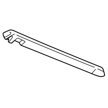 Lincoln 6L7Z-7825596-B Weatherstrip - Door Glass Channel