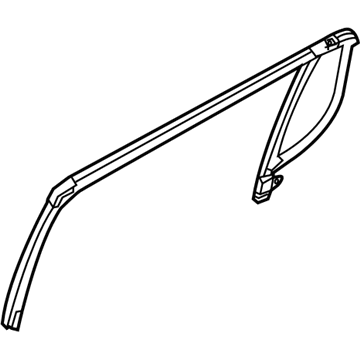 Lincoln AE9Z-7425766-A Run Assembly - Glass