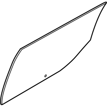 Lincoln AE9Z-7425712-A Glass - Rear Door