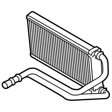 Ford JX6Z-18476-C Radiator And Seal Assembly - Heater