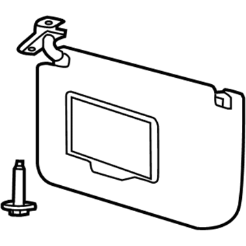 Ford LC3Z-2504105-DB Visor Assembly - Sun