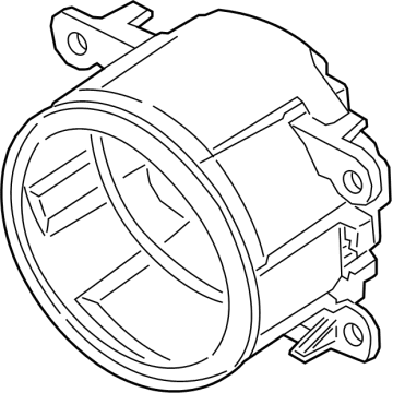 Ford JB3Z-15201-C Lamp Assembly - Fog - Front