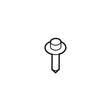 Ford -W705134-S900 Grille Screw -W705134-S900 Ford Grille Screw Illustration 1 of 1