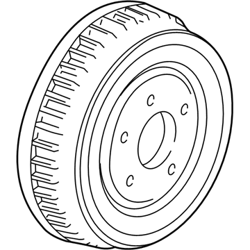 Ford F87Z-1126-BA Drum - Brake