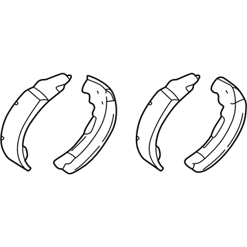 Ford 2U2Z-2V200-MARM Remanufactured Kit - Brake Shoe And Lining