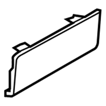 Ford FL3Z-15237W24-BA Bezel, Rear Inner FL3Z-15237W24-BA Ford Bezel, Rear Inner Illustration 1 of 1