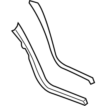 Ford DT4Z-78061A16-AA Trim Molding, Front Passenger Side DT4Z-78061A16-AA Ford Trim Molding, Front Passenger Side Illustration 1 of 1