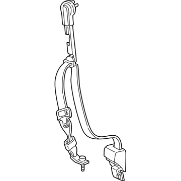 Ford 3C3Z-25611B09-AAB Seat Belt Assembly