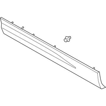 Lincoln LJ7Z-7825556-BAPTM Molding - Door Outside