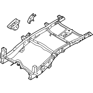 Ford MB3Z-5F040-F Rear Frame