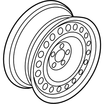 Ford 6L2Z-1015-AA Wheel Assembly