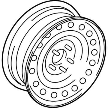 Ford 4L2Z-1015-AA Wheel Assembly