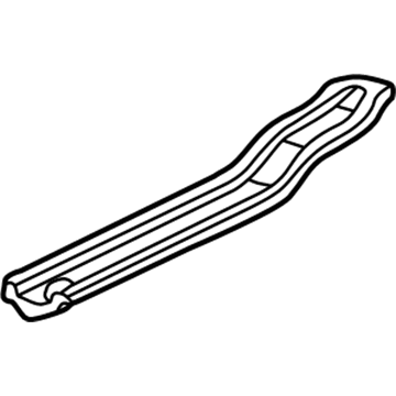 Ford F77Z7810125AA Side Reinforcement, Rear Driver Side F77Z7810125AA Ford Side Reinforcement, Rear Driver Side Illustration 1 of 1