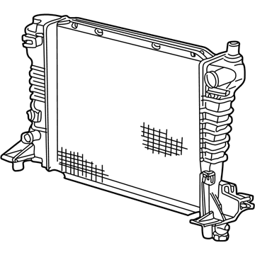 Lincoln H2MZ-8005-AA Radiator Assembly