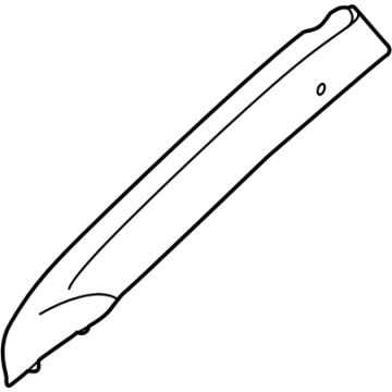 Lincoln R2TZ-5803598-CA Windshield Pillar Trim