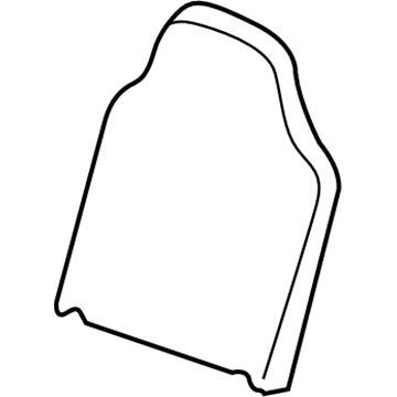 Ford 1L5Z-1064416-FAA Cover Assembly - Seat Back
