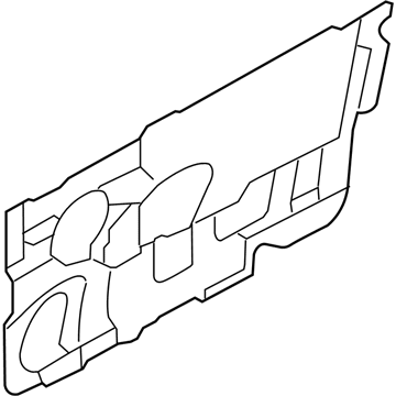 Ford 4R3Z-63237A04-AA Shield - Water Splash