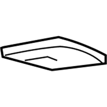 Mercury 4F2Z-1755182-AAA Cover - Roof Rack Side