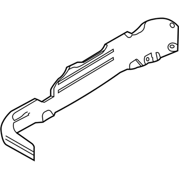 4L3Z-9A032-FA Ford Heat Shield, Driver Side Illustration 1 of 1