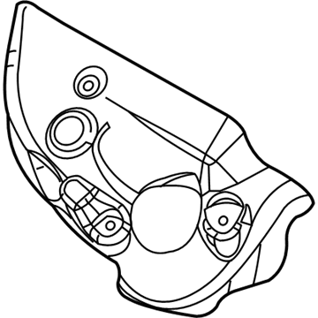 Ford AT4Z-9Y427-A Shield - Exhaust Manifold Heat