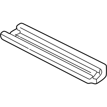 Ford 3W1Z-5403408-AA Windshield Header, Front 3W1Z-5403408-AA Ford Windshield Header, Front Illustration 1 of 1