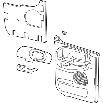 Lincoln 2C6Z-1627406-AAA Panel Assembly - Door Trim