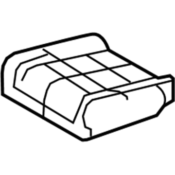 Ford 7L1Z-7863804-AA Cover Assembly - Rear Seat