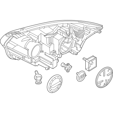 Ford LK4Z-13008-A Headlamp Assembly
