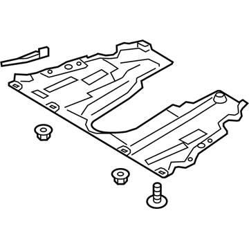 Ford DG9Z-6P013-E Shield - Engine Compartment Splash