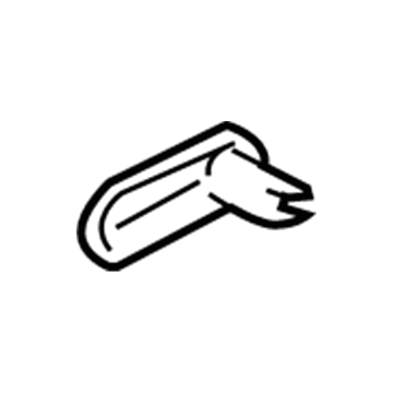 Ford 8A4Z-74620A90-AC Adjust Handle, Gray, Front Passenger Side 8A4Z-74620A90-AC Ford Adjust Handle, Gray, Front Passenger Side Illustration 1 of 1