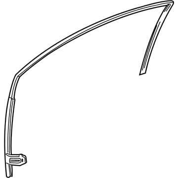 Lincoln 6W4Z-54214A90-AA Run Assembly - Glass