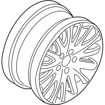 Ford 9H6Z-1007-C Wheel Assembly
