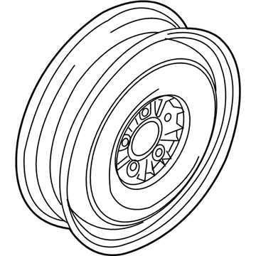 Ford 6E5Z-1015-B Wheel Assembly
