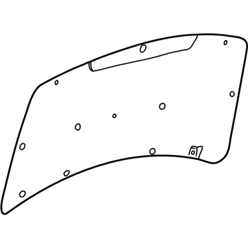 Mercury 6L9Z-16738-AA Insulator - Hood