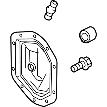 Ford 7E5Z-4033-A Cover - Rear Axle Housing