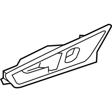 Lincoln HA1Z-5822600-AB Handle Assembly - Door - Inner