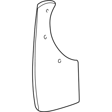 Ford Excursion Mud Flaps - YC3Z-16A550-DA