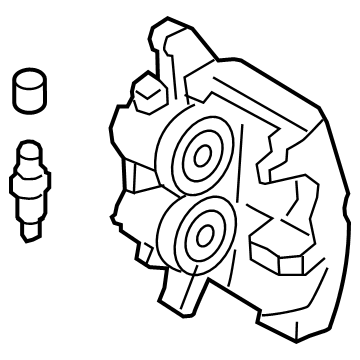 Ford JR3Z-2B120-A Caliper Assembly - Brake - Less Pad