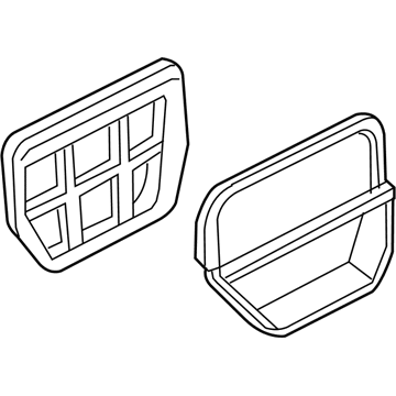Ford 2U5Z-54280B62-AA Grille Assembly - Vent Air Outer
