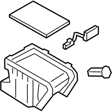 Lincoln LC5Z-78045A36-AL Box Assembly - Stowage