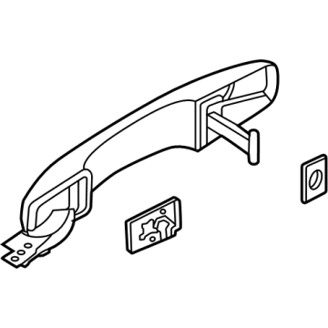 Ford Ranger Exterior Door Handle - N1WZ-E22404-Q