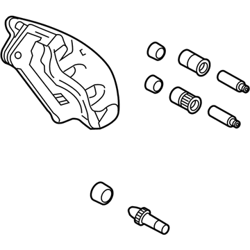 Ford AL3Z-2B121-B Caliper Assembly - Brake - Less Pad