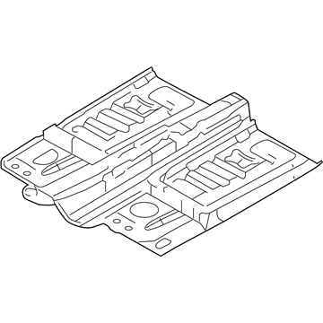 Ford BB5Z-7811135-A Pan Assembly - Floor