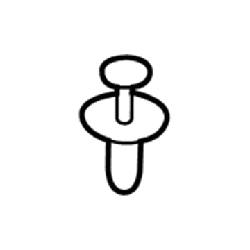 Ford -W705436-S300 Rivet - Plastic